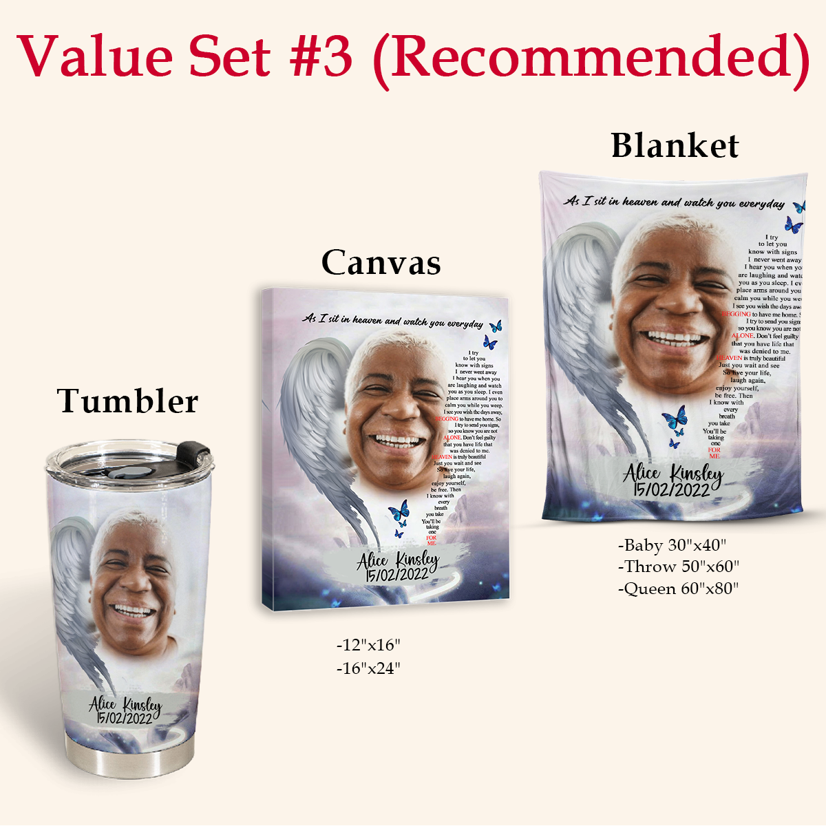 In Loving Memory Gifts - As I Sit In Heaven Angel Wings - Personalized Tumbler Cup 6_0de7f6e1-5ae5-46c8-bd30-b95e9d0c066e.png