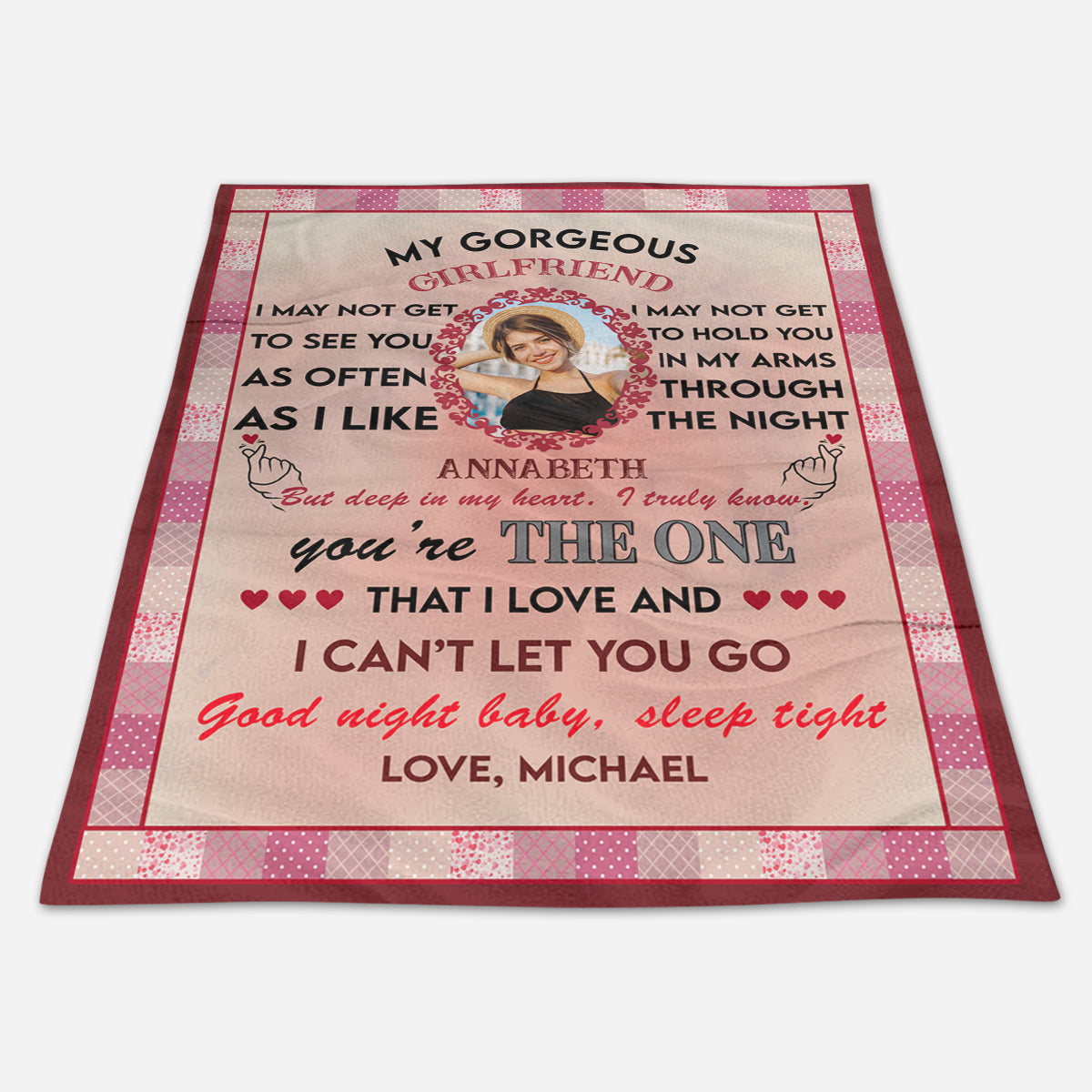I May Not Get To See You - Personalized Blanket - Anniversary, Lovely Gift For Couple, Spouse 6_3f7c57c1-6cc5-444c-a37b-58ebe1d2ff78.jpg