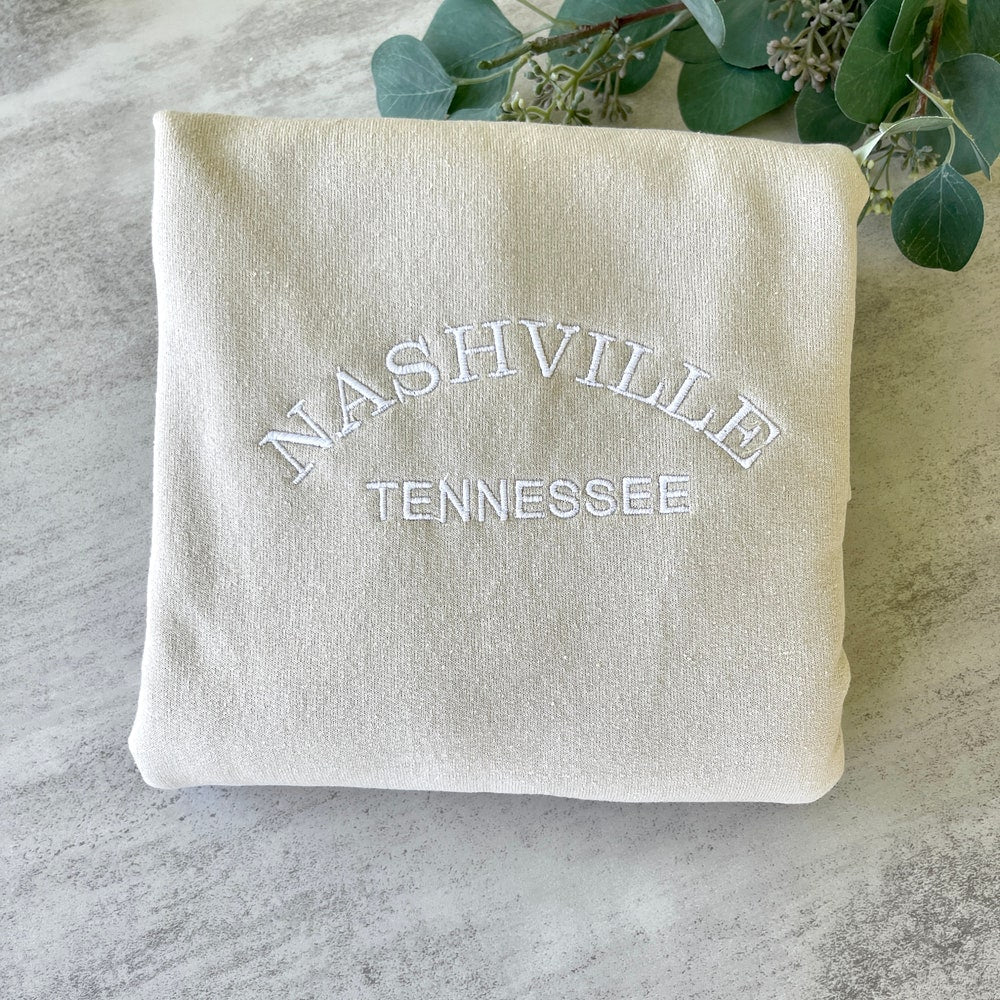 Embroidered Sweatshirt, Nashville Tennessee Sweatshirt, Tennessee Sweatshirt, Embroidered Sweatshirt, Trendy Sweatshirts, Trendy Hoodie 6_6056341b-321a-4c6b-a9d3-0a73d696e52c.jpg