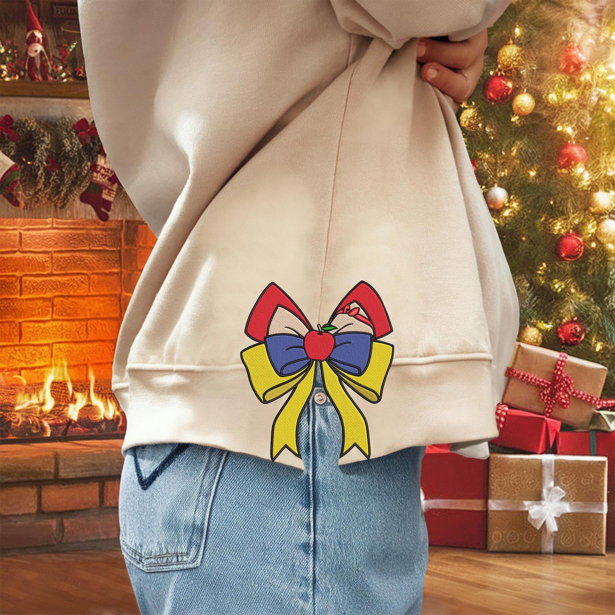 Princess Side Bow Sweatshirt Embroidery Design, Glitter Bow Christmas Embroidery, Holiday Bow Embroider 6_688be4ab-a982-4148-b1be-97746515f9a7.jpg