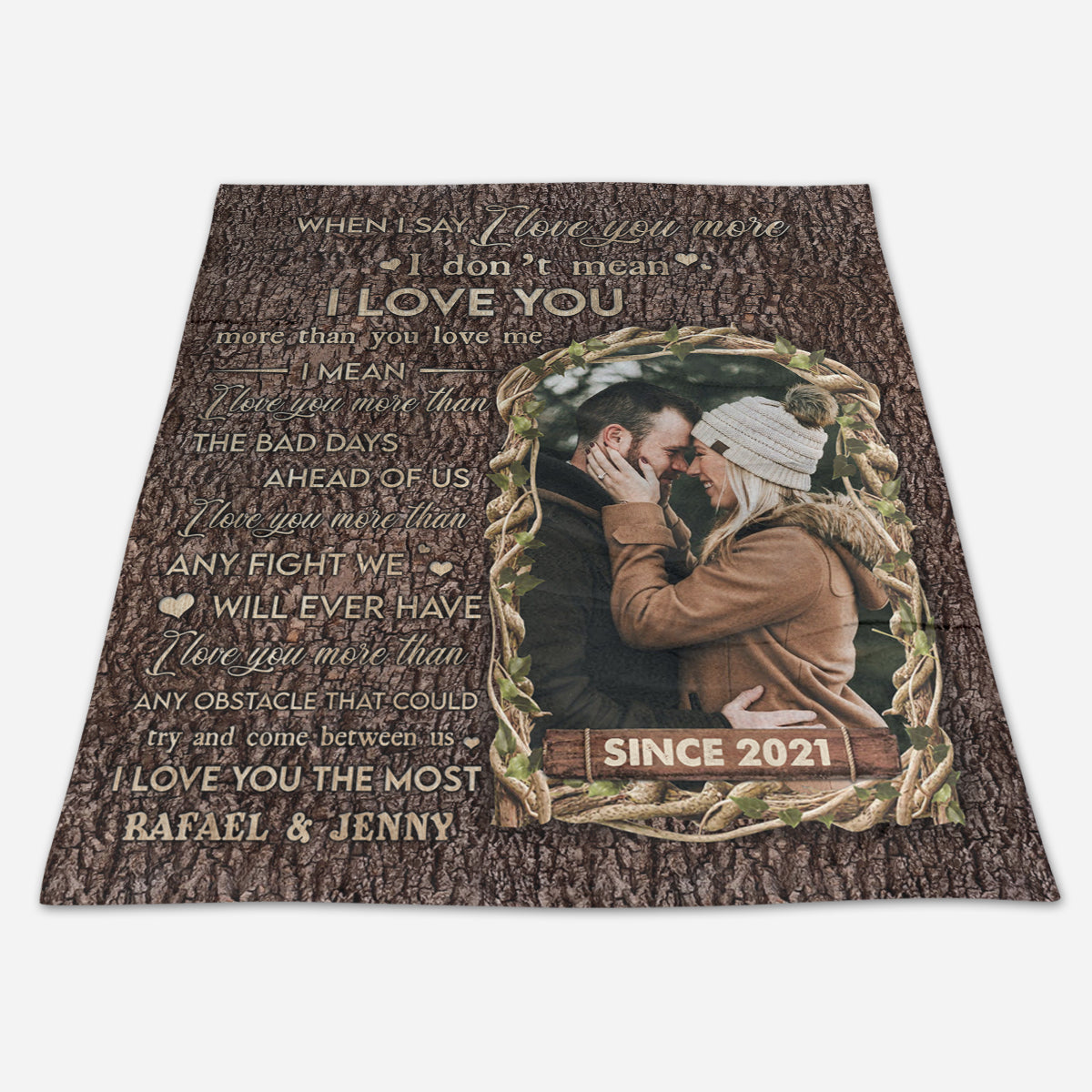 When I Say I Love You More -Personalized Blanket - Anniversary, Lovely Gift For Couple, Spouse Blanket - Gift For Couple 6_9ab39317-31c6-4403-939c-63e6259599e3.jpg