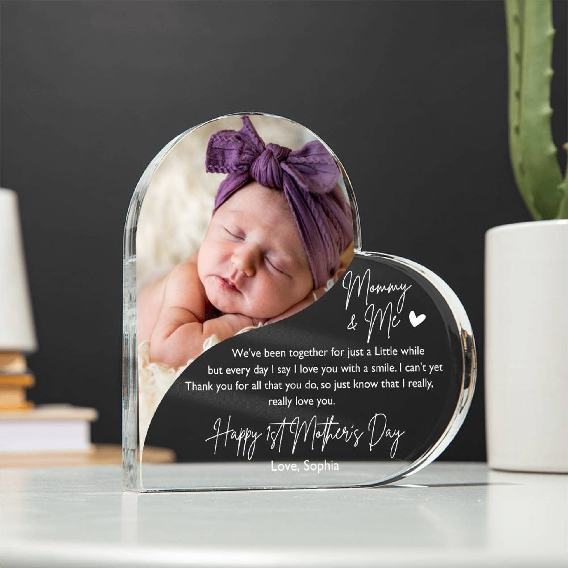 Happy 1st Mother's Day - Personalized Acrylic Plaque - Gift For New Mom 6_aa0d13a9-8c98-484a-9620-c1057b0d2c27.jpg