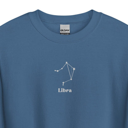 Libra Embroidered Sweatshirt, Embroidered Libra Crewneck Sweater, Embroidered Zodiac Shirt, Libra Shirt, Constellation Shirt 6_b82bbeba-2161-4c5b-ad79-6d8ec0326d67.jpg