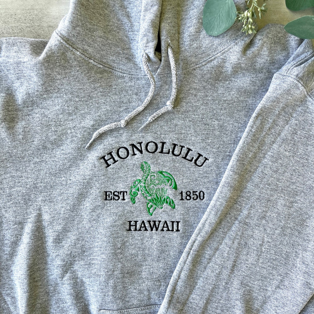 Embroidered Honolulu Hawaii Sweatshirt, Hawaii Hoodie, Crewneck Sweatshirt, Graphic Sweatshirt, Trendy Sweatshirt, Aesthetic Sweatshirt 6_c3c260d8-40a9-4137-a56d-5fd5357c2173.jpg