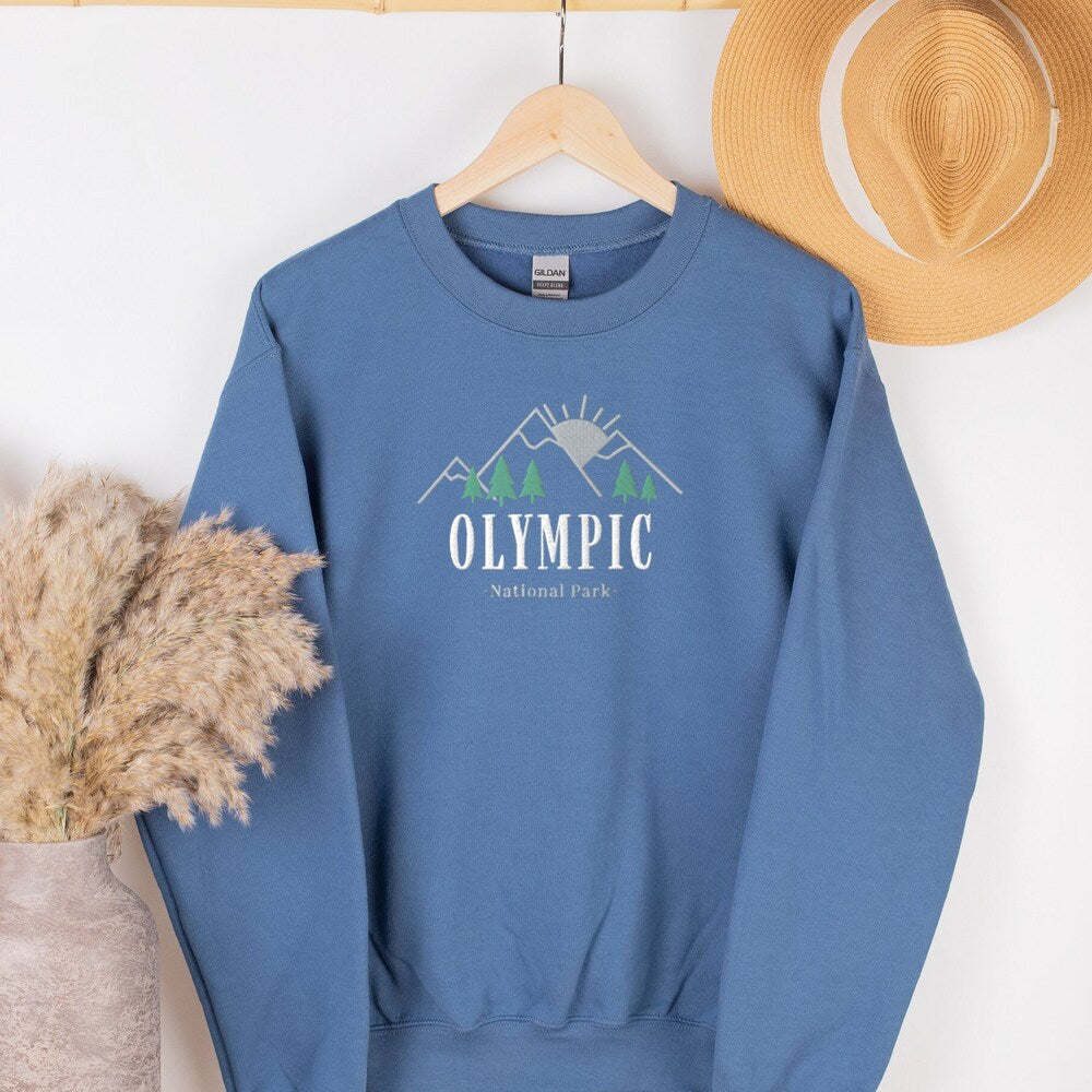 Olympic Sweatshirt, Olympic National Park, Embroidered Sweatshirt, National Park Sweater, Embroidered Sweater, Mountain Shirt 6_e44eb309-81e5-4aeb-bc50-f55e6ec1359f.jpg