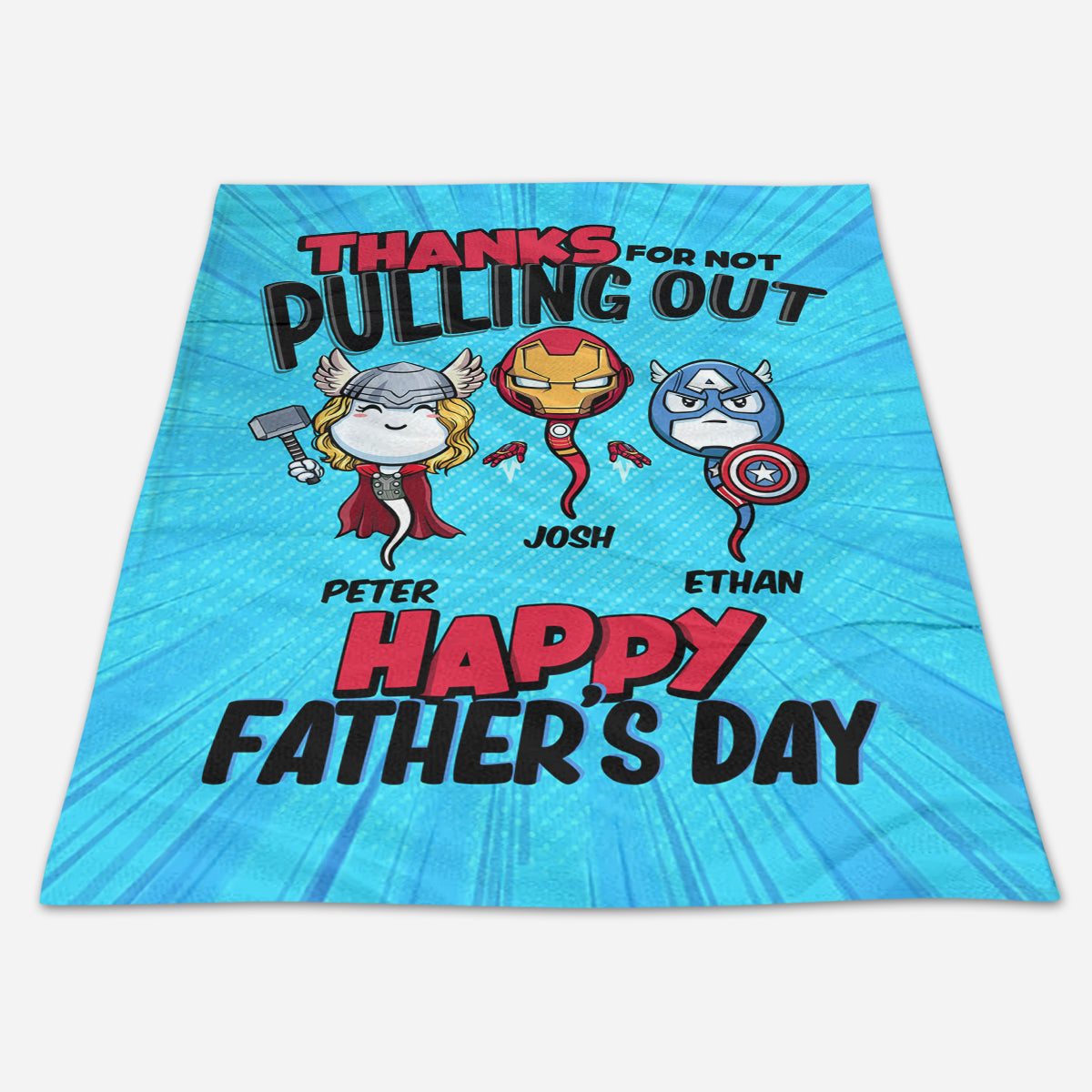 Multiverse Thanks For Not Pulling Out - Personalized Blanket - Father's Day, Funny, Birthday Gift For Dad, Husband 6_f0400c1c-0ea9-4c6f-ac5f-cb6271d02377.jpg