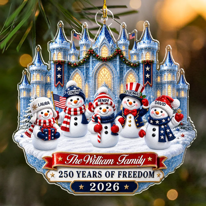 America 250th Anniversary Christmas - Personalized Acrylic Ornament - Christmas Gift For Family 6a025837-c808-4ade-9eab-8846f3b60bcb-3_converted.png