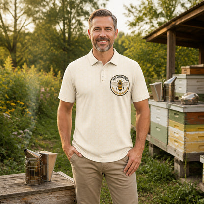 Bee Whisperer Crest Polo - Polo shirt - All over printed 6a5694e3-6c47-4aac-a36b-94b7cc2fdcbd.jpg