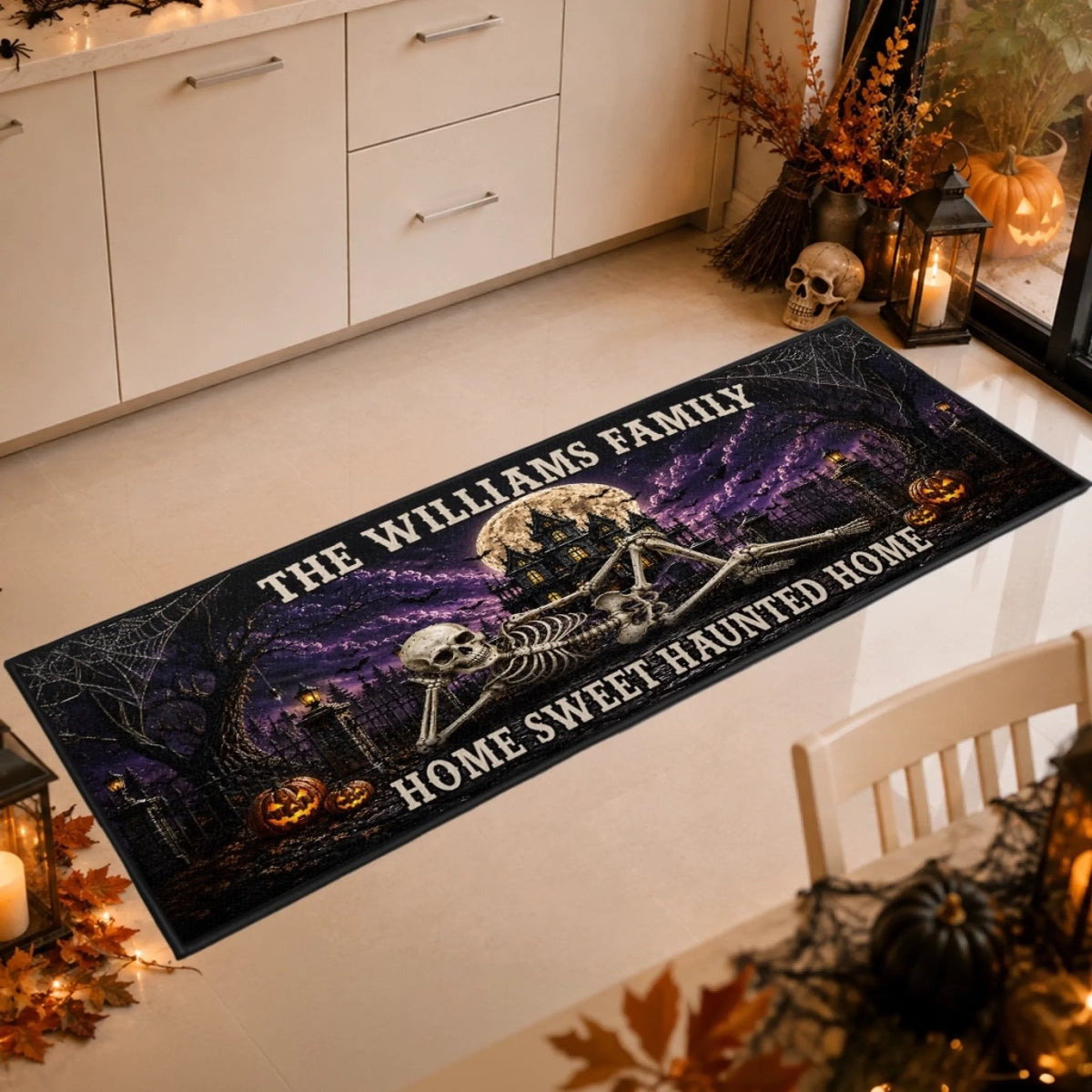 Home Sweeted Haunted House - Custom Haunted Home Runner Rug