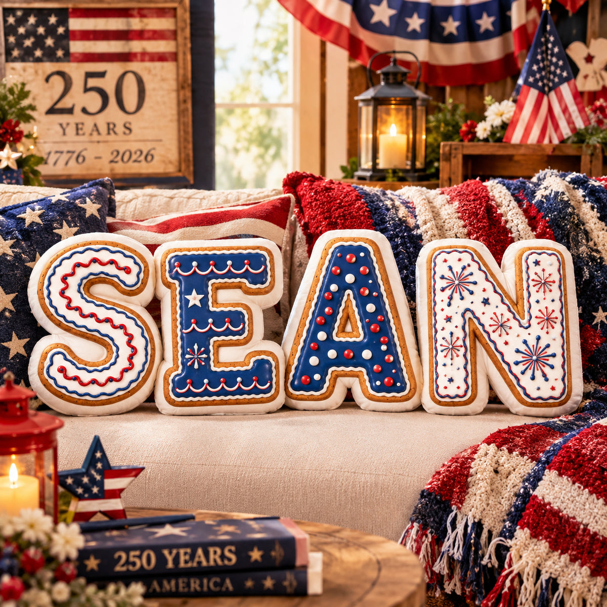 250th Anniversary Christmas Initial Custom Shaped Pillow - Custom Gifts for Kids 6aa96894-4f37-48a3-9ac5-ca8a7a965bfd-Banner-2-3-.jpg
