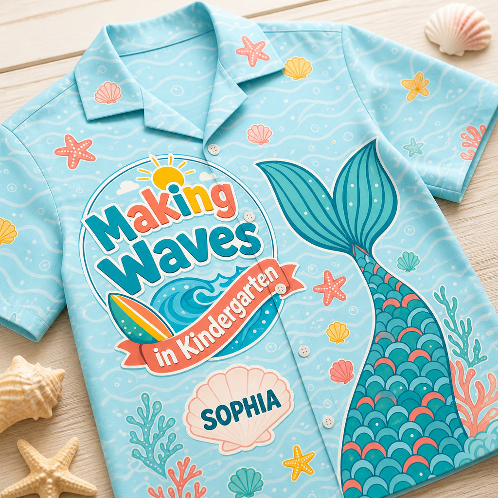 Making Waves in Kindergarten – Kids Hawaiian Shirt (Personalized Name) - Personalized Hawaiian Kids Shirt - AOP 6b1c309f-8410-4b4d-a1f4-300aaf739b28.jpg