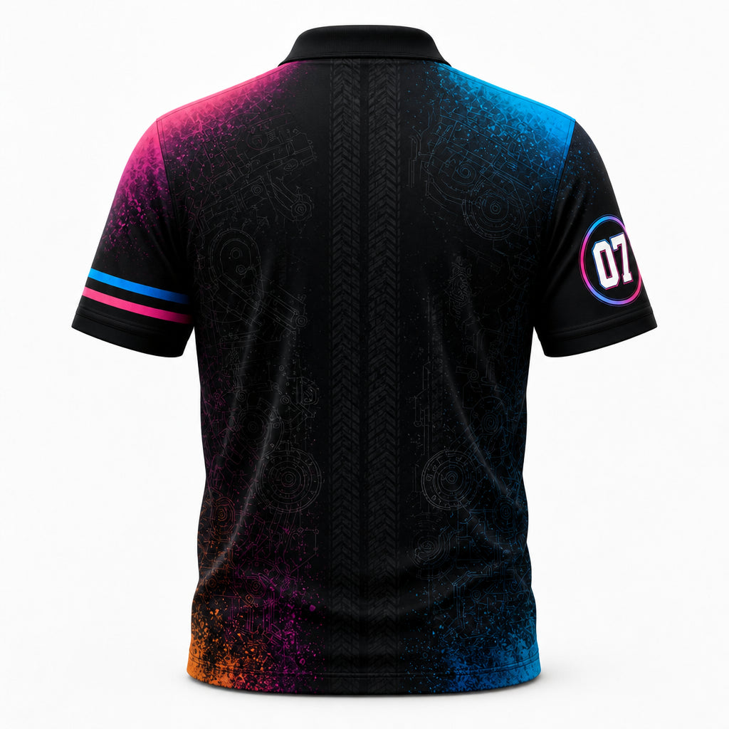 Neon Moto Skull Personalized AOP Polo - Personalized Polo shirt - All over printed 6b3cd65d-8e77-444b-afcc-909cedd7720c.jpg