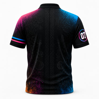 Neon Moto Skull Personalized AOP Polo - Personalized Polo shirt - All over printed 6b3cd65d-8e77-444b-afcc-909cedd7720c.jpg