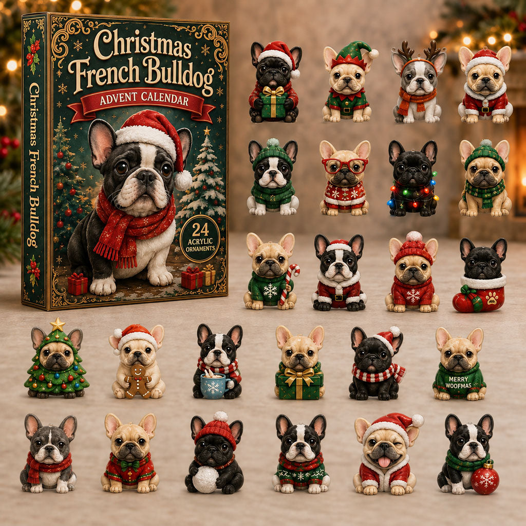 Christmas French Bulldog Advent Calendar 2026 - 24-Day Festive Countdown, Acrylic Charms Blind Box - Gift For Dog Lovers 6b4564b4-43d1-4066-9d7b-f3b10bbb1270-french.jpg