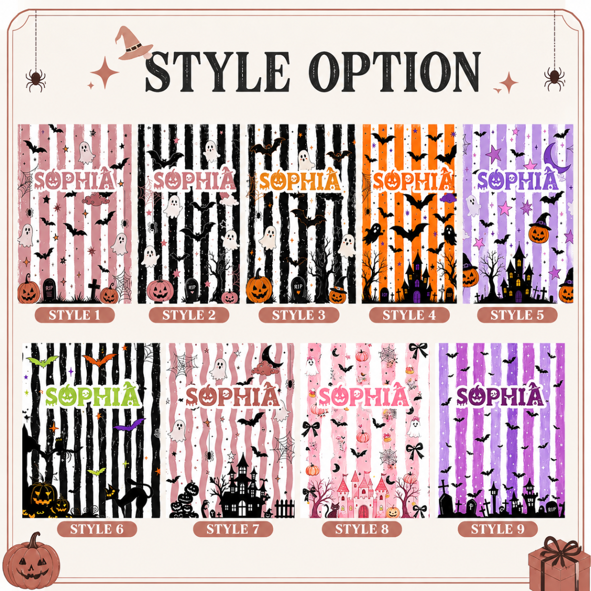Pretty in Boo Personalized Halloween Blanket – Custom Name Pink Ghost & Pumpkin Throw, Cute Spooky Season Gift for Girls & Halloween Lovers 6b50b14d-19e4-4f75-a9d1-dd8c28f2ebfd-6.png