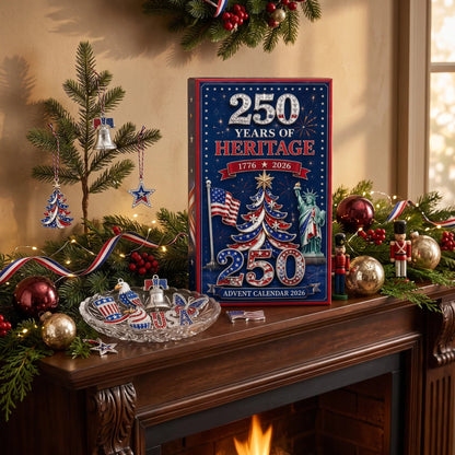 America 250th Heritage Icons Advent Calendar 2026 6bb8eba6-f3f2-40a5-9f66-d78bb7561c69-Advent_calendar_on_fireplace_mantel_202608131719.jpg