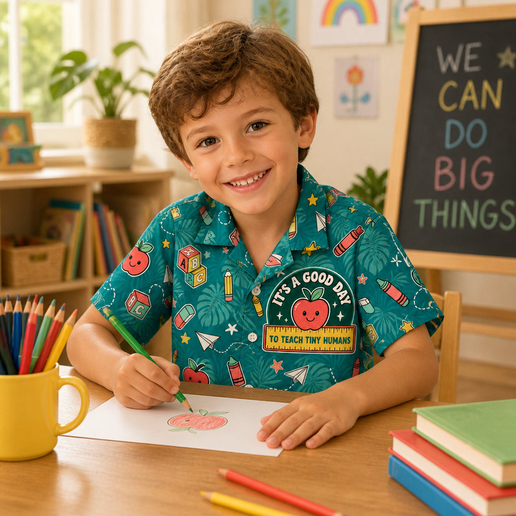It’s a Good Day to Teach Tiny Humans - Kids Hawaiian Shirt - Hawaiian Kids Shirt - AOP 6bf9af85-fa42-4f2f-90b1-061db4bd8721.jpg