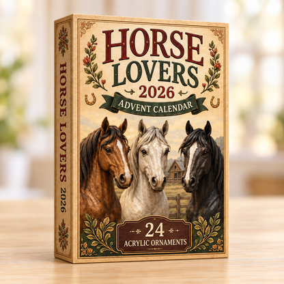 Horse Lovers Advent Calendar 2026 - 24-Day Festive Countdown, Acrylic Charms Blind Box - Gift For Horse Lovers 6dae89ba-6a17-4cbf-979a-9ceecaed21af-horse-box.png