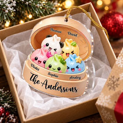 Personalized Family Dumpling Ornament, Custom Names and Family Name Dim Sum Basket Christmas Decoration, Cute Family Keepsake Gift 6e5fe0d6-f697-40e7-8905-a9e4b4cc069e-5.webp