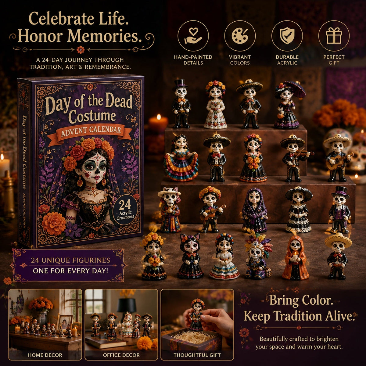 Day of the Dead Costume Advent Calendar 2026 - 24-Day Festive Countdown, Acrylic Charms Blind Box 6ed4f6f2-0ab1-4ebc-878f-f4eb82b67204-mig-25620d47-1-conversiongrid_sgl_a2dfca96-440e-49cd-a795-afd6e4e83ac9.jpg