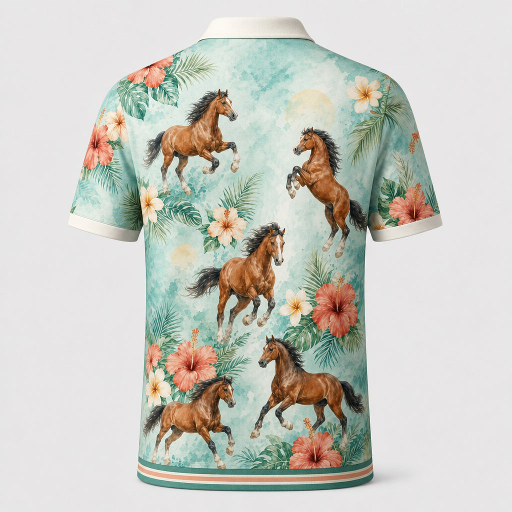 Tropical Horse AOP Polo - Polo shirt - All over printed 6ef3b52f-bb92-4f3a-9702-d41197e5d19d.jpg