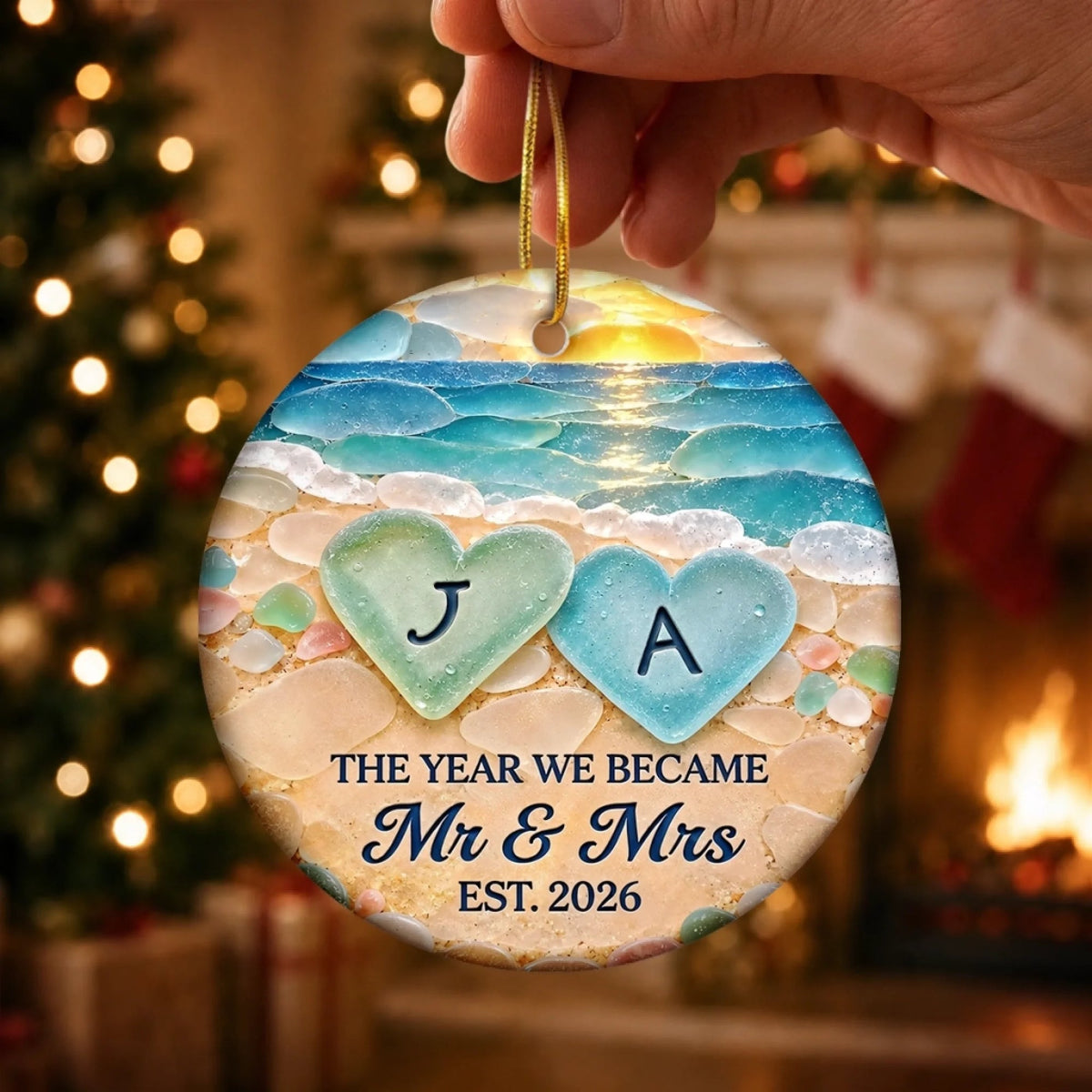 Custom First Christmas Ceramic Ornament - Personalized Anniversary Christmas Wedding Gifts For Husband And Wife, Him And Her - Making Our First Memories 6f38e8d9-87dc-4bac-899b-cf9aebe60b5b-banner-3.jpeg