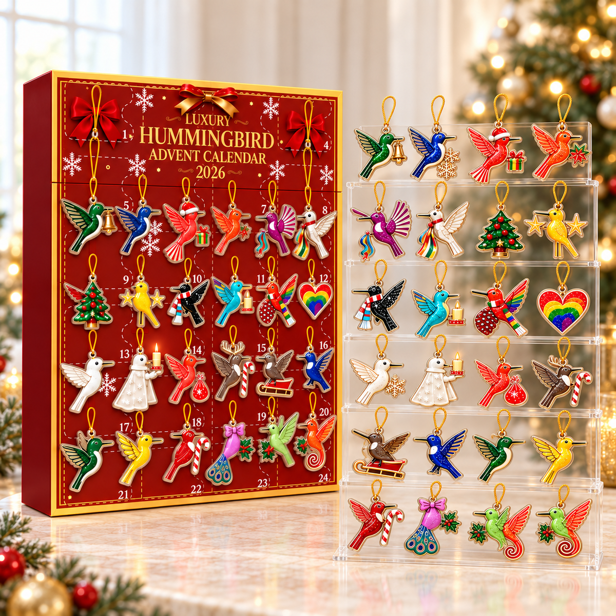 Hummingbird Advent Calendar 2026, 24 2D Flat Acrylic Ornaments Box, Christmas Countdown, Hummingbird Lover Gift 6fad1e0f-b6c5-4898-9e87-ff601480e1f3-L-ch-m-a-v-ng-c-ng-24-charm.png