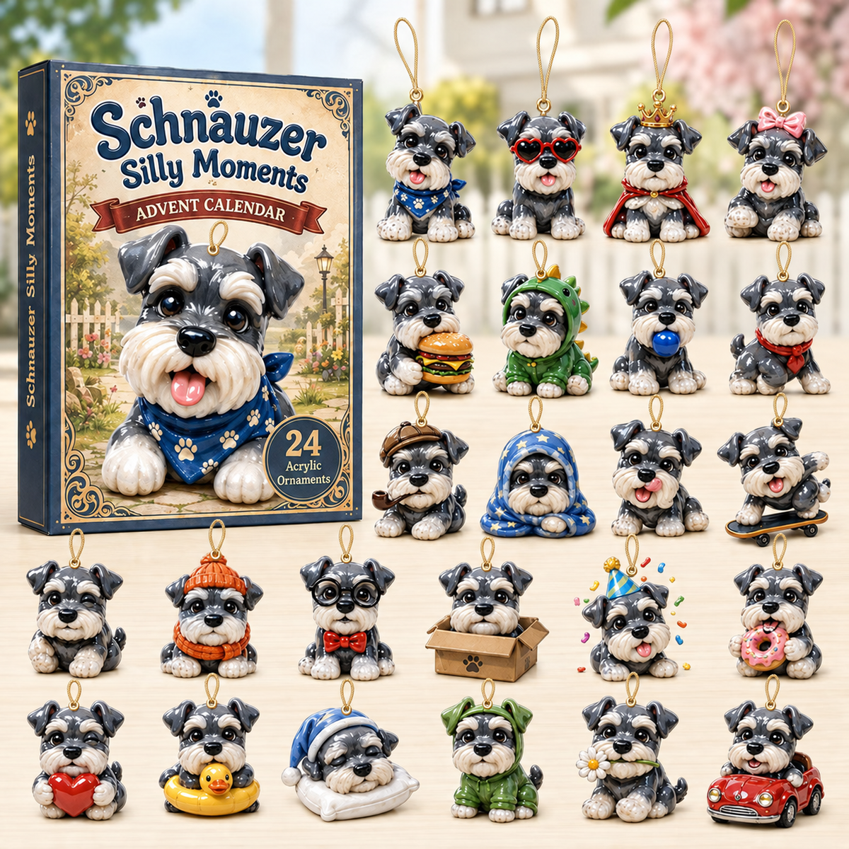 Schnauzer Silly Moments Advent Calendar 2026 - 24-Day Festive Countdown, Acrylic Charms Blind Box - Gift For Schnauzer Lovers 6fc7dd75-29ab-443b-a530-ef5e9ee19296-schnauzer-box-charms.png