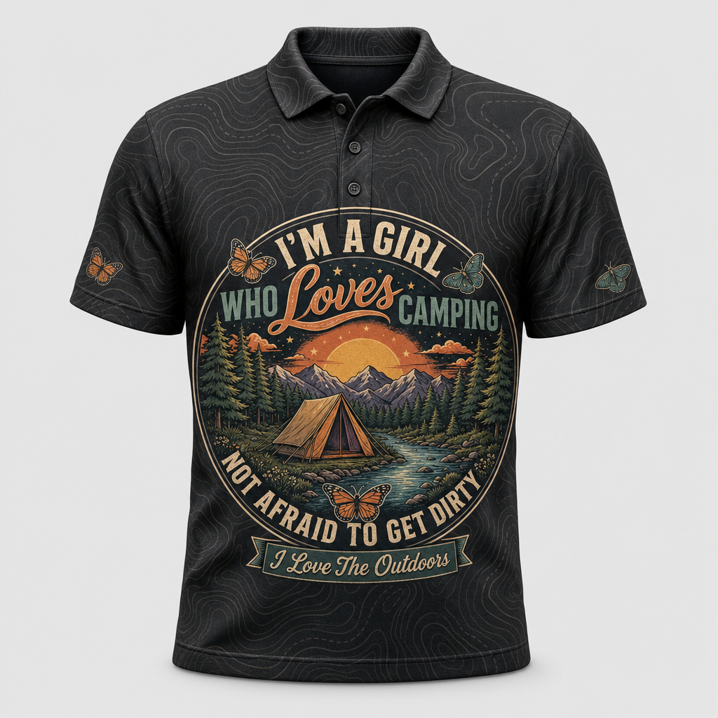 Girl Camper Sunset Badge AOP Polo - Polo shirt - All over printed 6fed7b55-5694-43ab-8d20-f43c96a2ff97.png