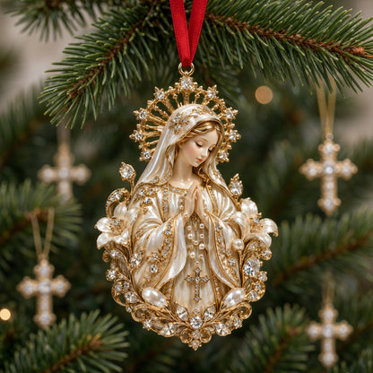 Virgin Mary Praise Christmas Ornament, Personalized Gifts For Christians 70125d50-d6f1-4420-af95-41bfb938ee7a-1_cb6892cc-0f4a-48ff-96d6-2bcf72c475be_5000x.jpg