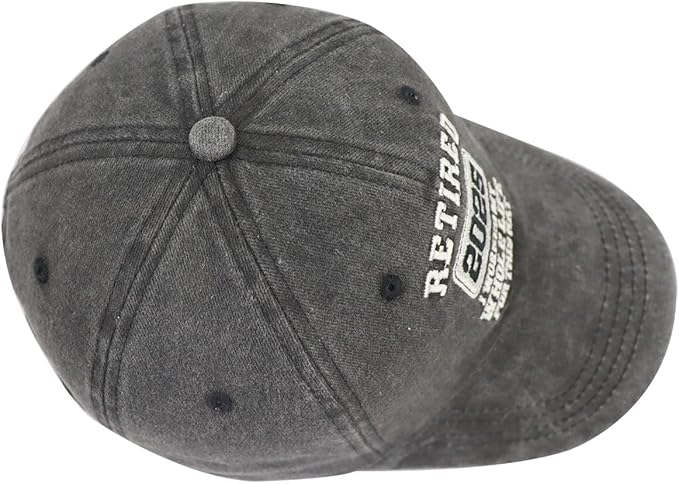 Retired 2025 I Worked My Whole Life for This Hat for Men Women, Adjustable Embroidered Retirement Baseball Cap 710fCrpK_WL._AC_SX679.jpg
