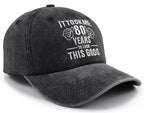 It Took Me 80 Years to Look This Good Hat for Women Men, Funny Adjust Embroidery 80th Birthday Baseball Cap