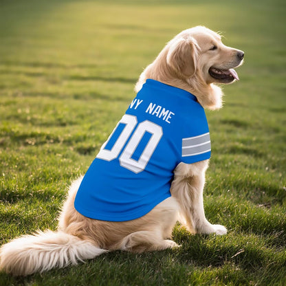Dog T-Shirt Jersey Style Pet Clothes Custom Name and Number Gifts Custom Dog Shirt Gift For Dog 7126w2JPcLL._AC_SL1500.jpg
