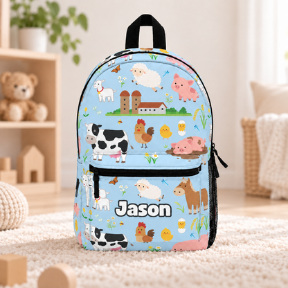 Personalized Farm Animal Backpack: Barnyard Knapsack, Zoology Lover Gift For Son, Daughter, Kid 71367380-f87f-4bc2-a2b2-f771b19c90c7-g3.png
