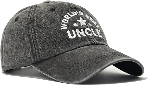 Uncle Gifts from Niece Nephew, Fathers Day Christmas Birthday Gifts for Uncle, Adjustable Personalized Embroidered Baseball Cap Father Days Gift 713kb-xzzwL._AC_SX569.jpg