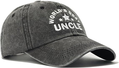 Uncle Gifts from Niece Nephew, Fathers Day Christmas Birthday Gifts for Uncle, Adjustable Personalized Embroidered Baseball Cap Father Days Gift 713kb-xzzwL._AC_SX569.jpg