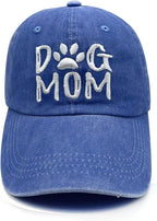 Women's Embroidered Dog Mom Hat Adjustable Denim Baseball Cap 7153sQtAoPL._AC_SX569.jpg