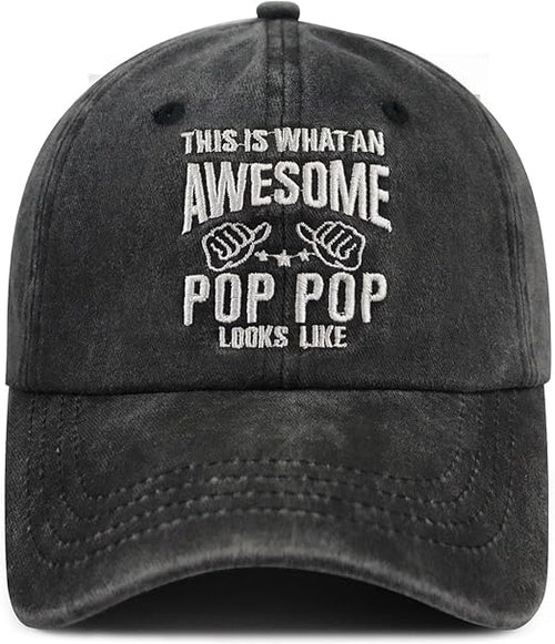 This is What an Awesome Pop Pop Uncle Pappy Hat, Adjustable Personalized Embroidered Father Day Dad Grandpa Papa Baseball Cap 718VKYPGyfL._AC_SX522.jpg