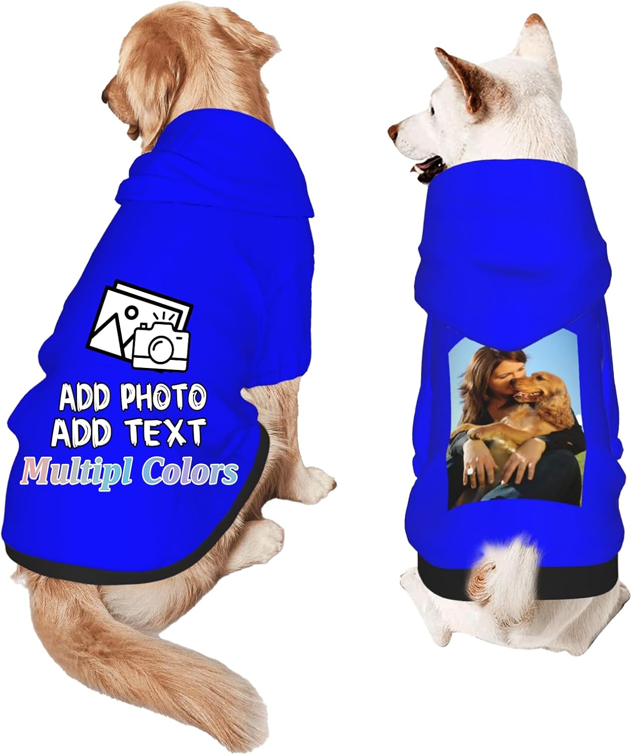 Custom Dog Hoodie Add Your Design Soft & Warm Personalized Photo Text Logo Name Dog Clothes for Puppy Sweatshirt Hooded for Small Medium Large Dogs Girl/Boy Cats Black 71BVHRb9sxL._AC_SL1500.jpg