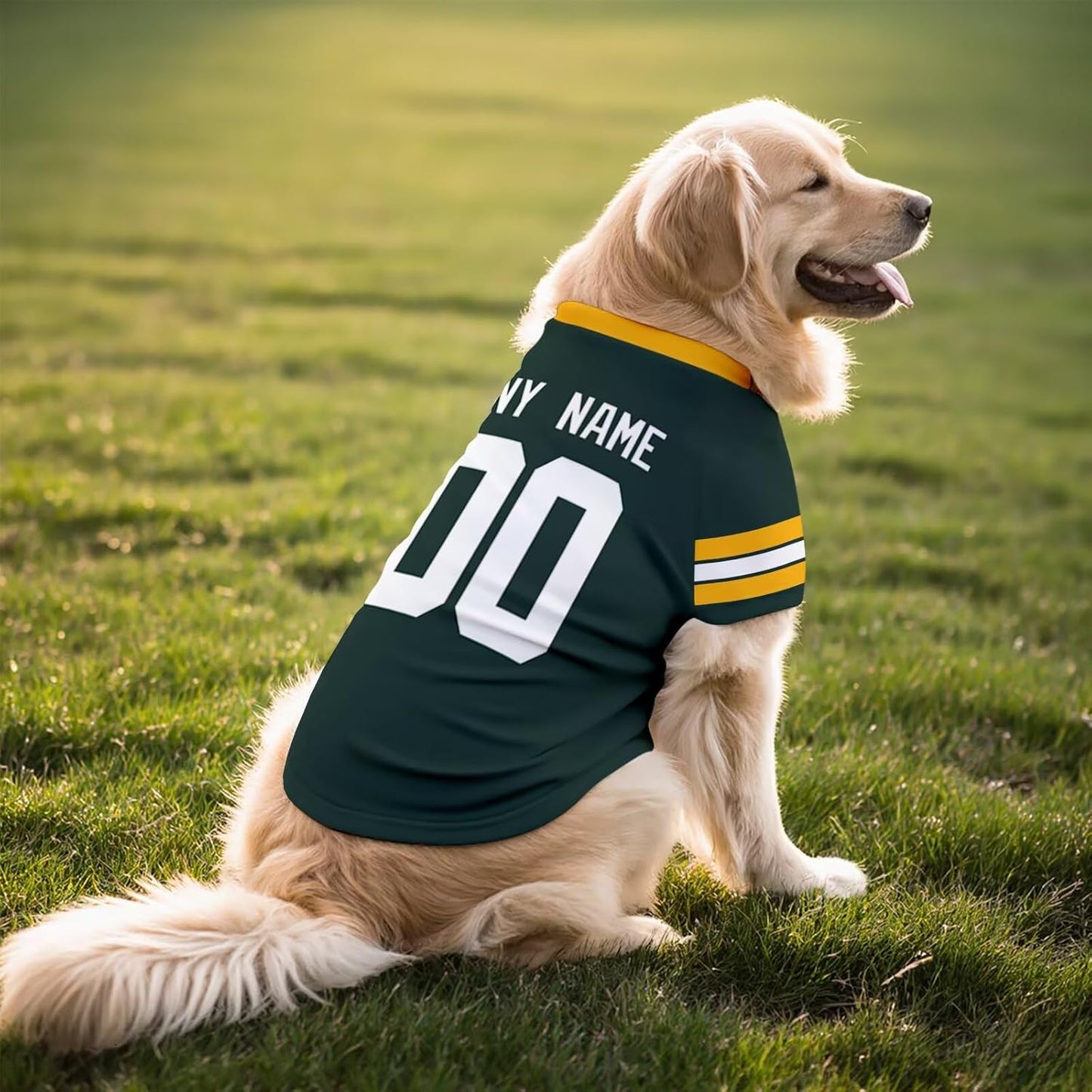 Green Bay Dog T-Shirt Pet Clothes Jersey for Dogs Custom Name and Number Gifts Gift For Your Dog 71EWG1CW_IL._AC_SL1500.jpg
