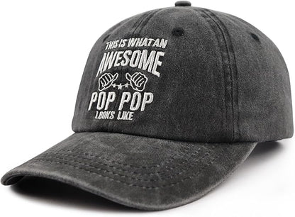 This is What an Awesome Pop Pop Uncle Pappy Hat, Adjustable Personalized Embroidered Father Day Dad Grandpa Papa Baseball Cap 71L40t0xzoL._AC_SX679.jpg
