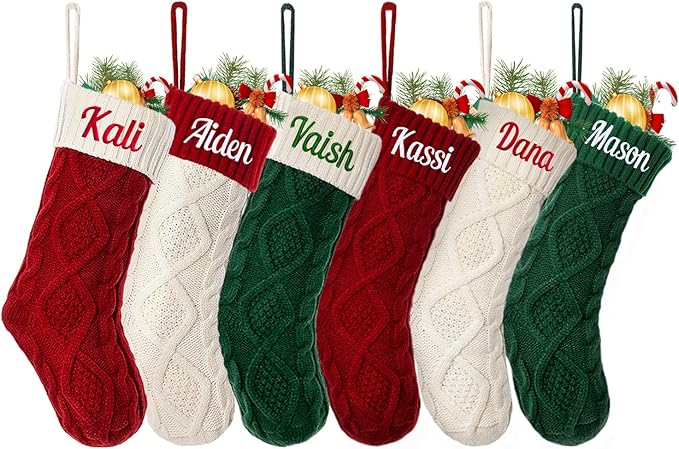 Personalized Christmas Stockings,Embroidered Christmas Stocking with name,Christmas Gift,Knit Christmas Stockings,Monogram Family Stockings 71LyIZ4cSJL._AC_SX679.jpg