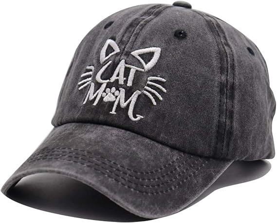 Custom Embroidered Cat Mom Cap, Personalized Baseball Cap 71MCzQVGZnL._AC_SX569.jpg