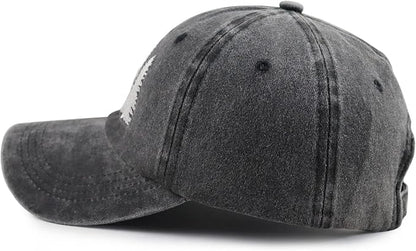 Bigfoot Hats for Men Women, Funny Adjustable Cotton Embroidered Sasquatch Baseball Cap