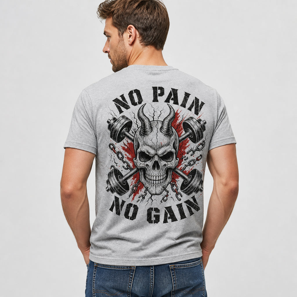 No Pain No Gain Skull Barbell Tee - T-Shirt - All over printed 71dc0afc-4333-4d0c-b86a-f93524c0b0c6.jpg