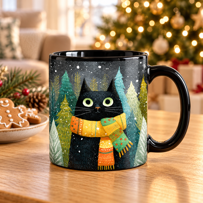 Black Cat Holiday Coffee Cup, Christmas Tree Cat Lover Gift, Black Ceramic Mug, Morning Coffee cup, Christmas Cat Mug, Winter Cat Tea Cup 71e52555-90d4-402c-a3f4-144c29138175-banner-1.png