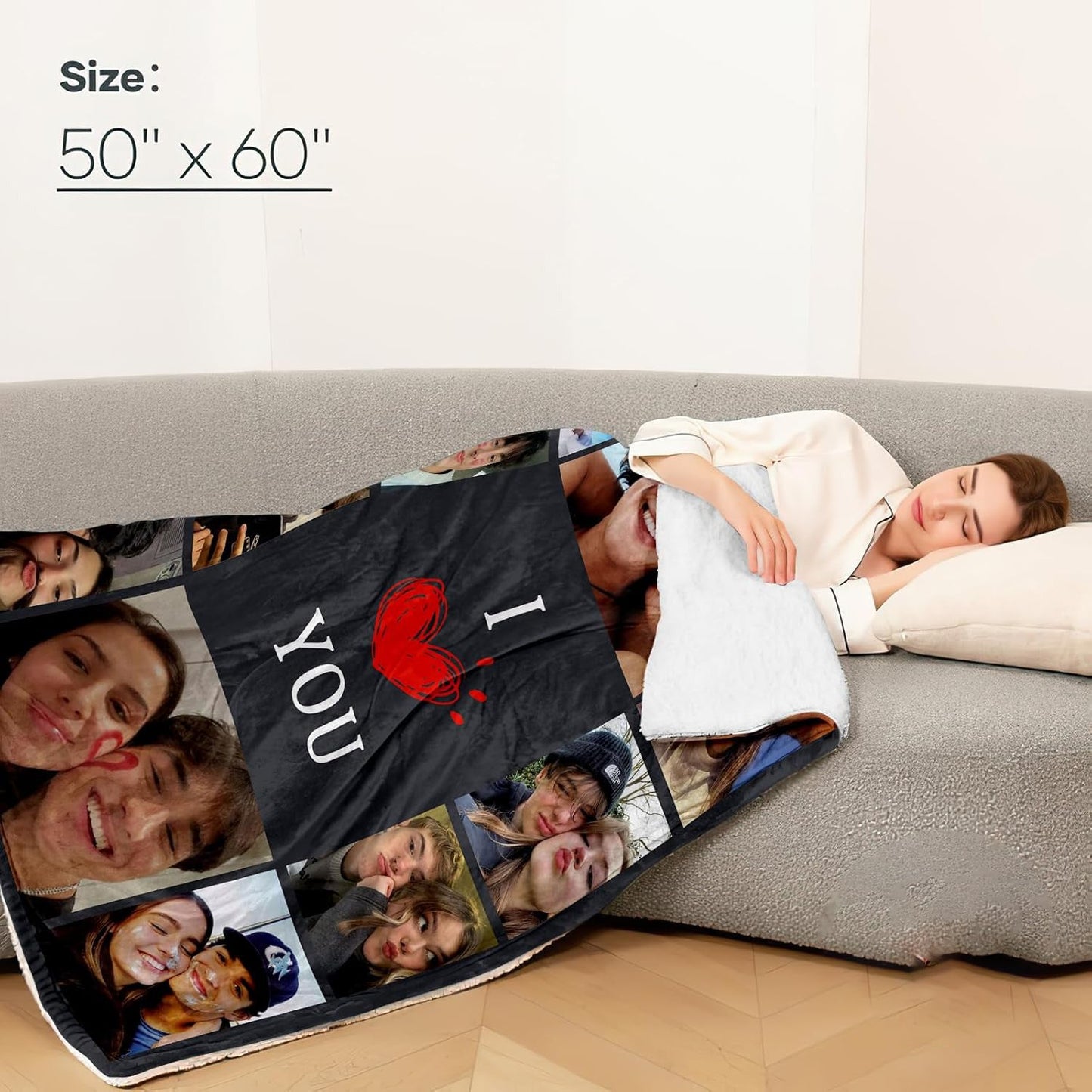 Custom Photo Blanket I Love You Girlfriend Boyfriend Gifts, Personalized Blankets Couples Gifts Christmas Blankets Women Gifts 71eN1kziLLL._AC_SL1500.jpg