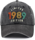 Limited Edition Baseball Cap for Men Women, Funny Retro Adjustable Embroidery Cotton Birthday Hat 71fM59wt7WL._AC_SX522.jpg?v=1742187691