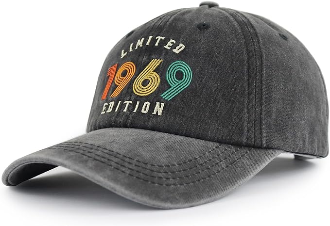 Limited Edition Baseball Cap for Men Women, Funny Retro Adjustable Embroidery Cotton Birthday Hat 71k6sXrgRDL._AC_SX679.jpg?v=1742187692