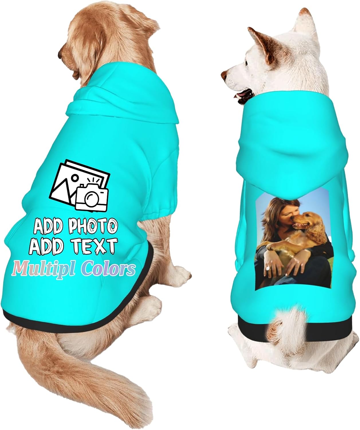 Custom Dog Hoodie Add Your Design Soft & Warm Personalized Photo Text Logo Name Dog Clothes for Puppy Sweatshirt Hooded for Small Medium Large Dogs Girl/Boy Cats Black 71rNBSxd3dL._AC_SL1500.jpg